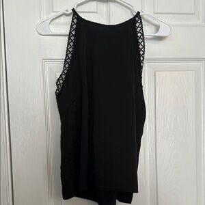 Black Sleeveless Women's Top